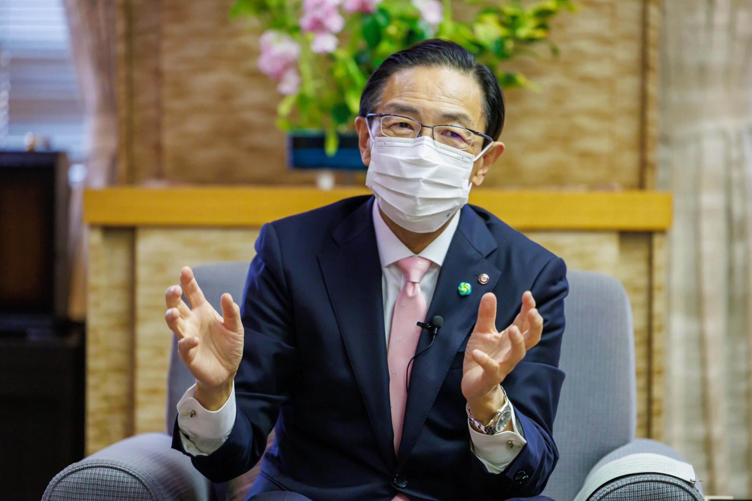 伝教大師最澄1200年魅力交流委員会委員 京都府知事 西脇隆俊さん